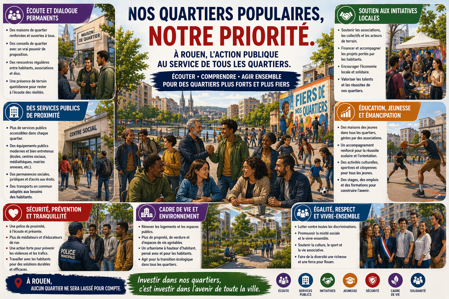 Redonner toute leur place aux quartiers populaires